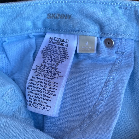 MICHAEL KORS Light Blue Skinny Chino Pants - Picture 4 of 4